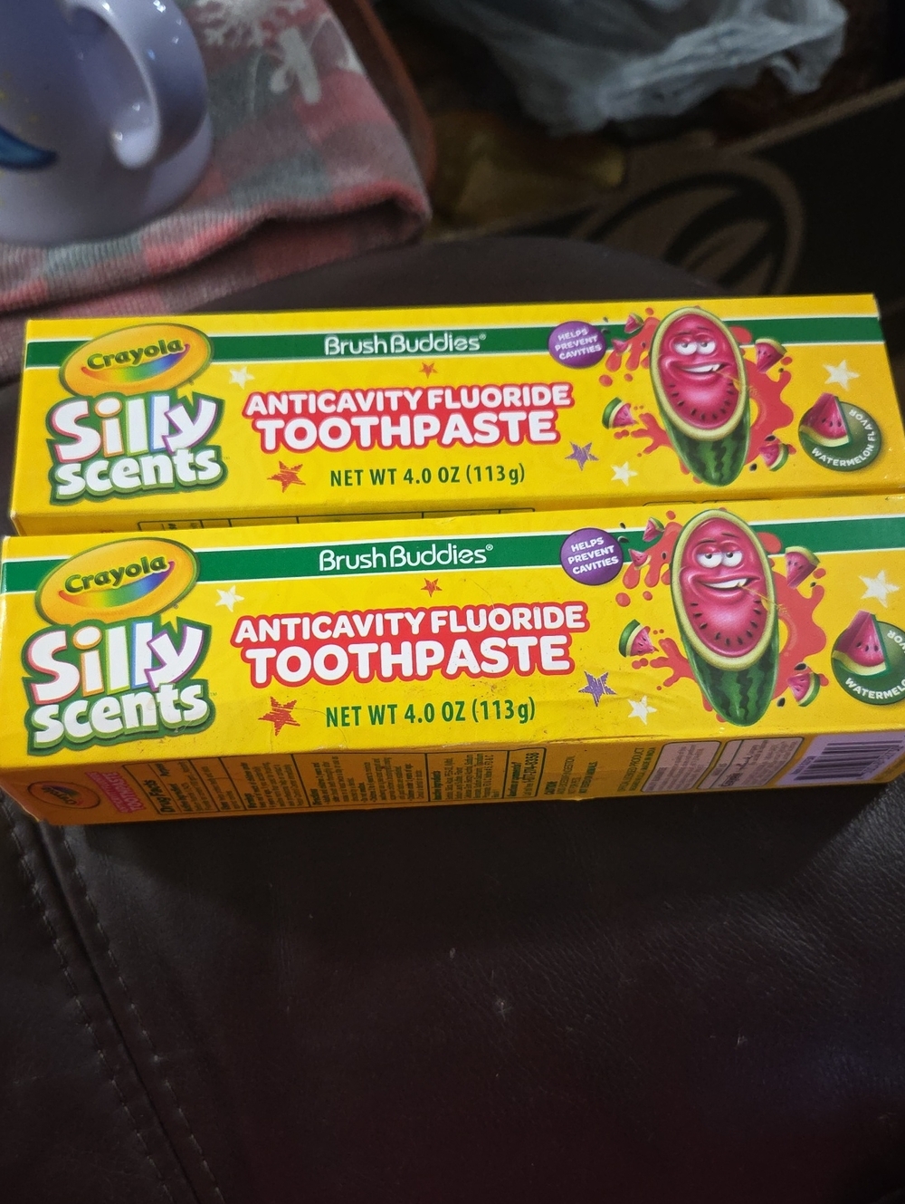Crayola Silly Scents Anticavity Fluoride Toothpaste 2 pack